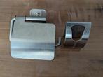 Toiletset, Ophalen of Verzenden, Zo goed als nieuw, Rvs, Toilet