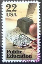 USA  Public Education, Postzegels en Munten, Postzegels | Amerika, Verzenden, Noord-Amerika