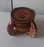 Zeer oude handgemaakte lnderzetters voor glazen handmade, Ophalen of Verzenden, Zo goed als nieuw