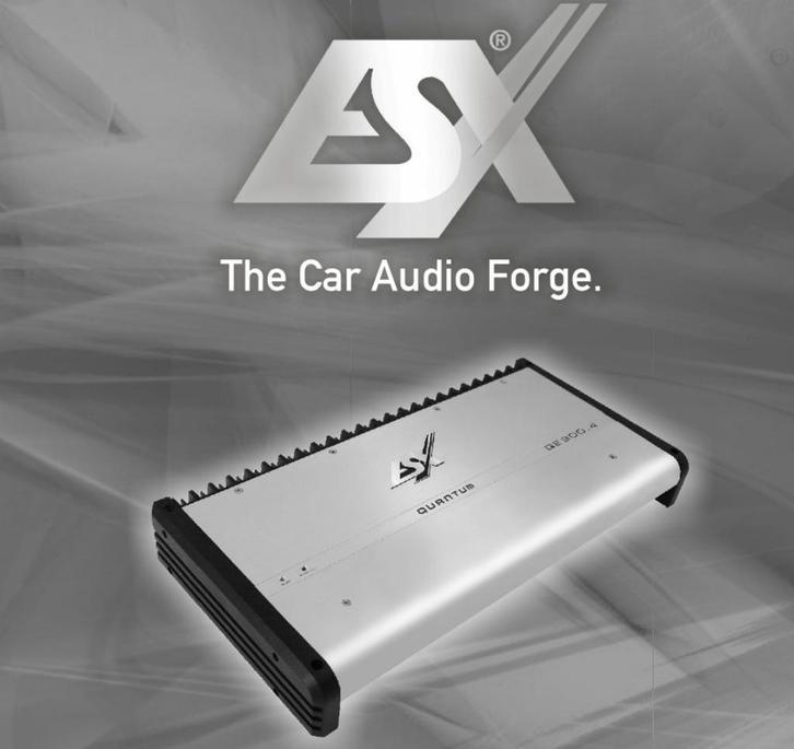 ESX QUANTUM AMP QE-900.2, Auto diversen, Autospeakers, Nieuw, Ophalen of Verzenden