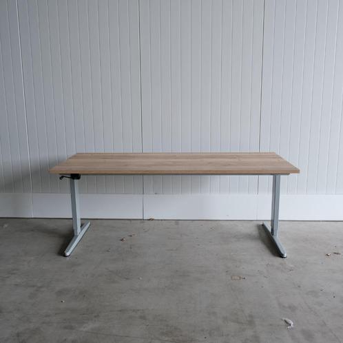 Slinger zit-zit bureau, 160x80cm, H63-88cm, Nieuw blad, BR68, Huis en Inrichting, Bureaus, Nieuw, Bureau, In hoogte verstelbaar