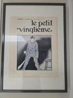 Kuifje Poster - Le Petit Vingtième 1934, Antiek en Kunst, Kunst | Litho's en Zeefdrukken, Ophalen of Verzenden