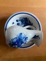 Delfs Blauw Lampetset Compleet, Antiek en Kunst, Antiek | Porselein, Ophalen of Verzenden