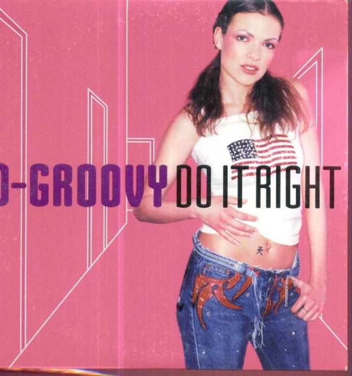 cd-single van D-Groovy - Do it right, Cd's en Dvd's, Cd Singles, Zo goed als nieuw, Pop, Verzenden