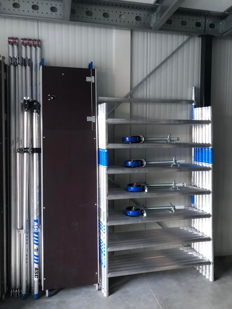 Nieuwe ASC 135x250x820 Rolsteiger, Doe-het-zelf en Verbouw, Steigers, Nieuw, Rolsteiger of Kamersteiger, 5 meter of hoger, Ophalen of Verzenden