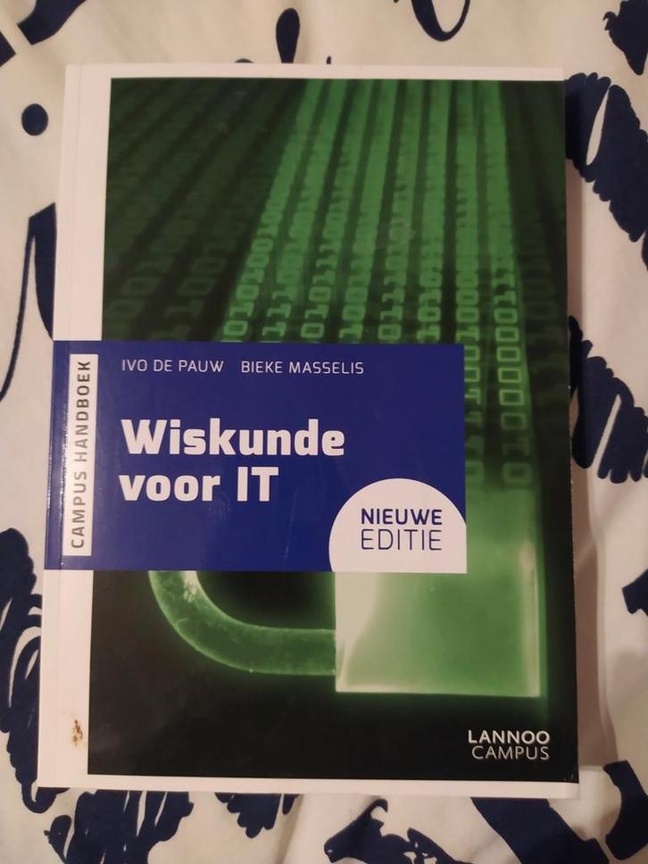 Wiskunde voor IT - Nieuwe Editie, Boeken, Informatica en Computer, Zo goed als nieuw, Overige onderwerpen, Ophalen of Verzenden