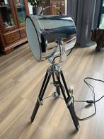 Industriële Vloerlamp met Statief 57-77cm, Ophalen of Verzenden, Zo goed als nieuw, Metaal, Minder dan 100 cm
