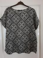 Zwarte top met print maat 42 van Atmosphere, Atmosphere, Zwart, Maat 42/44 (L), Nieuw