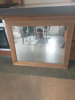 Teak houten spiegel, Huis en Inrichting, Woonaccessoires | Spiegels, Ophalen, Nieuw