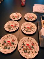 Mason's Christmas Village ontbijtbord - Masons borden 1796, Ophalen, Zo goed als nieuw, Bord(en), Wedgwood