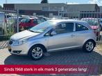 Opel Corsa 1.2-16V Edition NL AUTO NAP! Airco l Cruise l MTF, Voorwielaandrijving, Gebruikt, Zwart, 1229 cc