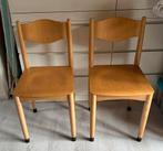 Schilte stoelen, Ophalen, Gebruikt, Hout, Twee
