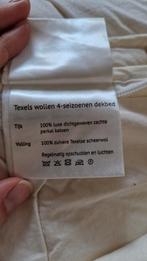 Wollen 4 seizoenen dekbed, 2 delen met rits texelse wol, Ophalen, Wit, Tweepersoons, Deken of Dekbed