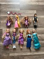 Verzameling Rapunzel Frozen poppen, Kinderen en Baby's, Speelgoed | Poppen, Ophalen of Verzenden, Zo goed als nieuw, Barbie