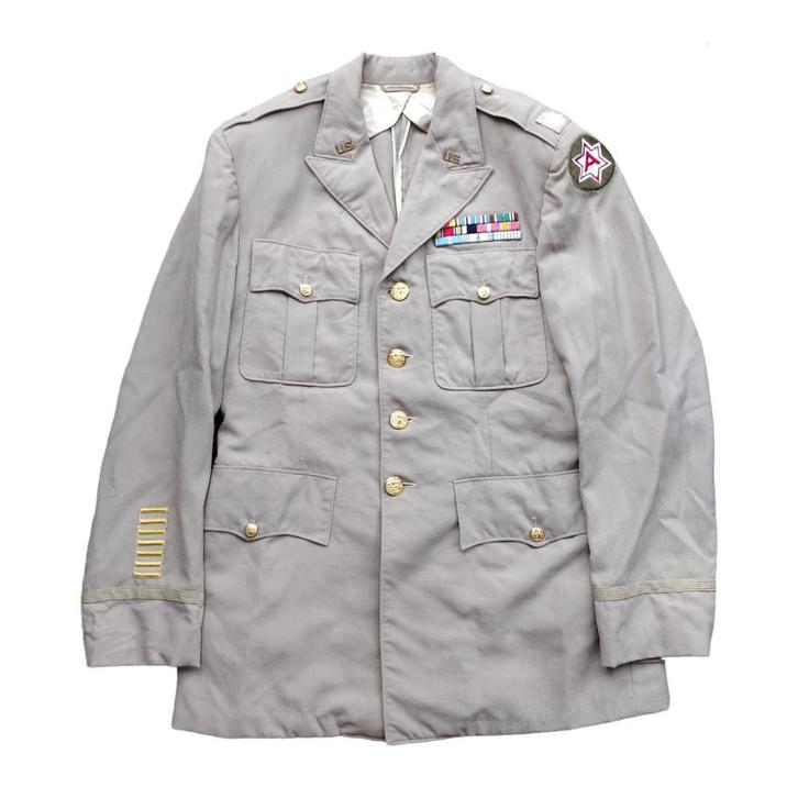 WWII/korea US Officers Jacket Lt. Col 6th Army Engineers, Verzamelen, Militaria | Tweede Wereldoorlog, Kleding of Schoenen, Amerika
