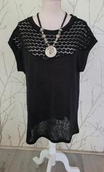 T- shirt met ketting, Only, Zwart, Ophalen of Verzenden, Zo goed als nieuw