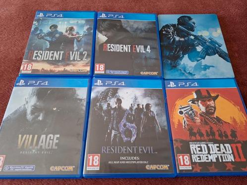 PS4 spellen Resident Evil 4x  Red Dead en CoD Ghosts € 15 ps, Spelcomputers en Games, Games | Sony PlayStation 4, Zo goed als nieuw