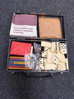 Vintage Reisspel Set - Schaak, Backgammon, Domino, Een of twee spelers, Ophalen of Verzenden, Gebruikt, Reisspel