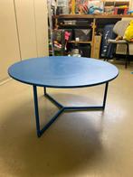 Blauwe Salontafel - Modern Design, Huis en Inrichting, Tafels | Salontafels, Ophalen, Gebruikt, 100 tot 150 cm, Rond