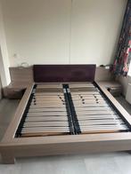 Elektrisch tweepersoons bed Morres, Huis en Inrichting, Ophalen, Verstelbaar, Bruin, Tweepersoons