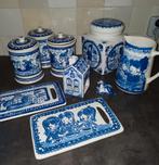 Amsterdam Blond delfs blauw servies, Huis en Inrichting, Ophalen, Blond Amsterdam, Zo goed als nieuw, Aardewerk