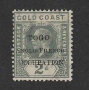 1915 2-d TOGO Brits/Franse bezetting-Duitse kolonie in WO-1 beschikbaar voor biedingen
