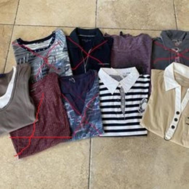 Diverse shirts met lange, driekwart of korte mouw, Kleding | Dames, T-shirts, Zo goed als nieuw, Maat 42/44 (L), Overige kleuren