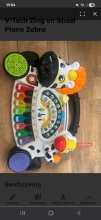 Zebra piano, Ophalen of Verzenden, Zo goed als nieuw, 6 maanden tot 2 jaar