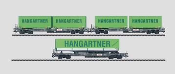 Märklin HO 47453 Set met 3 beladen draagwagens. beschikbaar voor biedingen