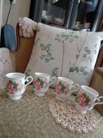 4 Brocante Engelse Bekers met Rozen ** Mimosa **, Antiek en Kunst, Ophalen of Verzenden