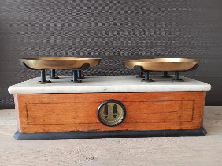 Antieke bakkers weegschaal en evt gewichten, Antiek en Kunst, Antiek | Gereedschap en Instrumenten, Ophalen of Verzenden