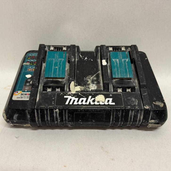 Makita DC18RD 14.4 - 18V Li-Ion Accu Duolader, Doe-het-zelf en Verbouw, Gereedschap | Overige machines, Zo goed als nieuw