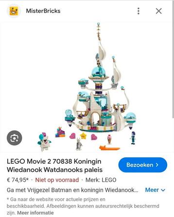 Lego Movie 2 70838 Space Palace kasteel compleet  beschikbaar voor biedingen