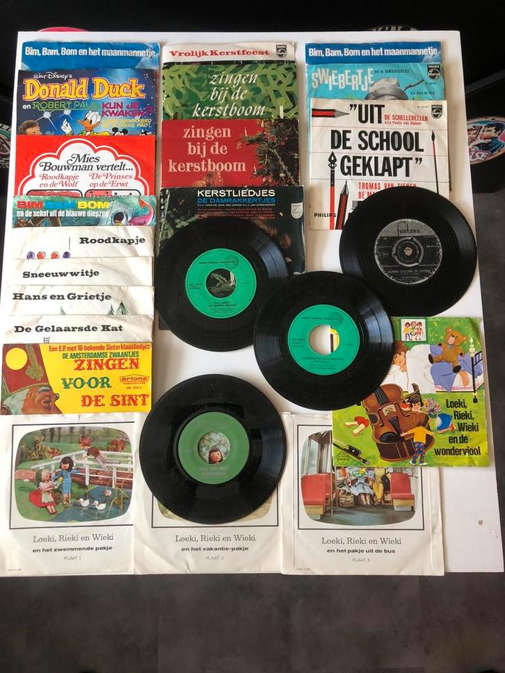 Diverse Singles (Kinderen), Cd's en Dvd's, Vinyl | Kinderen en Jeugd, Gebruikt, Verhaal of Sprookje, 3 tot 5 jaar, 6 tot 9 jaar