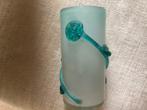 Vaas geblazen glas // hoog 14 cm / Pontil markering, Antiek en Kunst, Ophalen of Verzenden