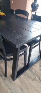 eettafel 180 lang, Gebruikt, Vijf personen of meer, 150 tot 200 cm, Rechthoekig