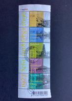 Half blok Industrieel erfgoed uit 2001 mooie stempel, Postzegels en Munten, Postzegels | Nederland, Na 1940, Verzenden, Gestempeld