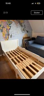 Peuterbed en ook een persoons bed, Huis en Inrichting, Slaapkamer | Bedden, Ophalen of Verzenden, Zo goed als nieuw, Hout