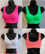 lingerie top comfort BH vulling WIT FUCHSIA GROEN ZWART SML, Ophalen of Verzenden, Wit, BH