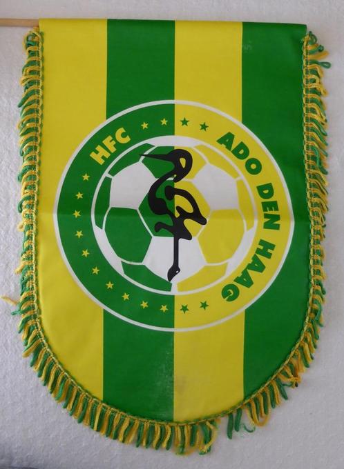 2x vaan voetbal ADO Den Haag voetbalvaan 2x ander logo, Verzamelen, Sportartikelen en Voetbal, Zo goed als nieuw, Vaantje of Sjaal
