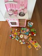 Houten speelkeuken met veel houten accessoires, Ophalen, Gebruikt