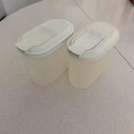 2 Tupperware schenkkannen, Ophalen of Verzenden, Zo goed als nieuw, Crème, Beker of Kan