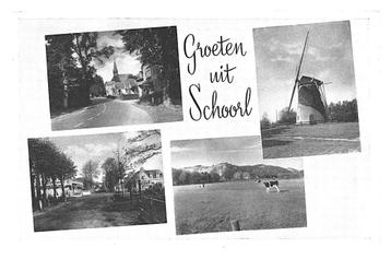 901506	Schoorl	1958	 	Gelopen met postzegel                  beschikbaar voor biedingen