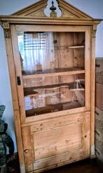 Geloogd grenen servieskast, Ophalen