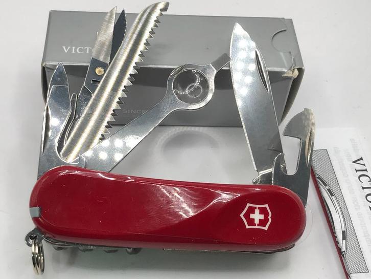 Victorinox Zakmes Delemont Evolution S23 Discontinued	NEW, Caravans en Kamperen, Kampeergereedschap, Nieuw, Ophalen of Verzenden
