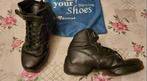 zwarte dansschoenen Rumpf maat 39 / 39,5 zgan, Sport en Fitness, Dansen, Ophalen of Verzenden, Zo goed als nieuw, Schoenen