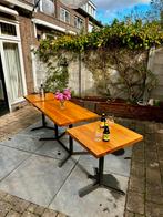 Massief Eiken Tafel - Stoer Design, Diverse Maten!, Ophalen, Zo goed als nieuw, Rechthoekig, 50 tot 100 cm