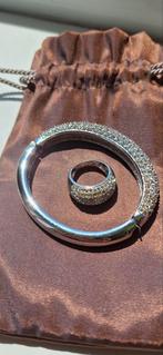 925 zilveren Astrella armband en bijbehorende ring, Ophalen of Verzenden, Zo goed als nieuw, Zilver, Zilver