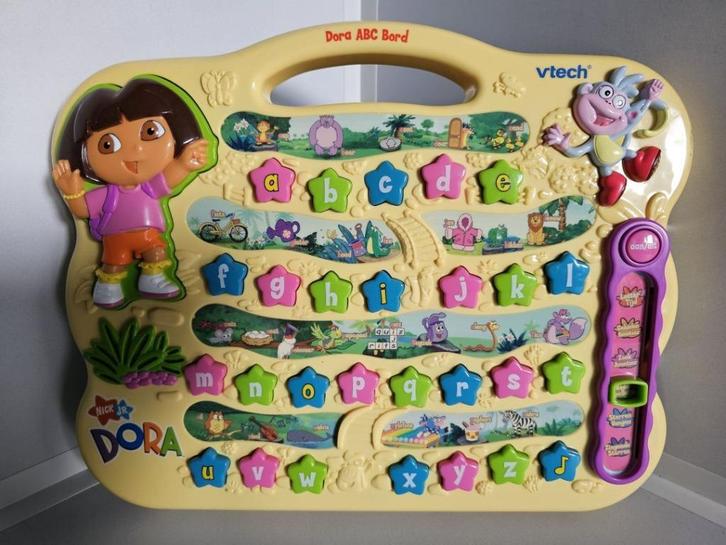 Zo goed als nieuwe Dora ABC Bord van Vtech, Kinderen en Baby's, Speelgoed | Vtech, Zo goed als nieuw, 4 tot 6 jaar, Ophalen of Verzenden