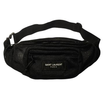 Saint Laurent Black Slp Crossbody Bag Mesh Black beschikbaar voor biedingen
